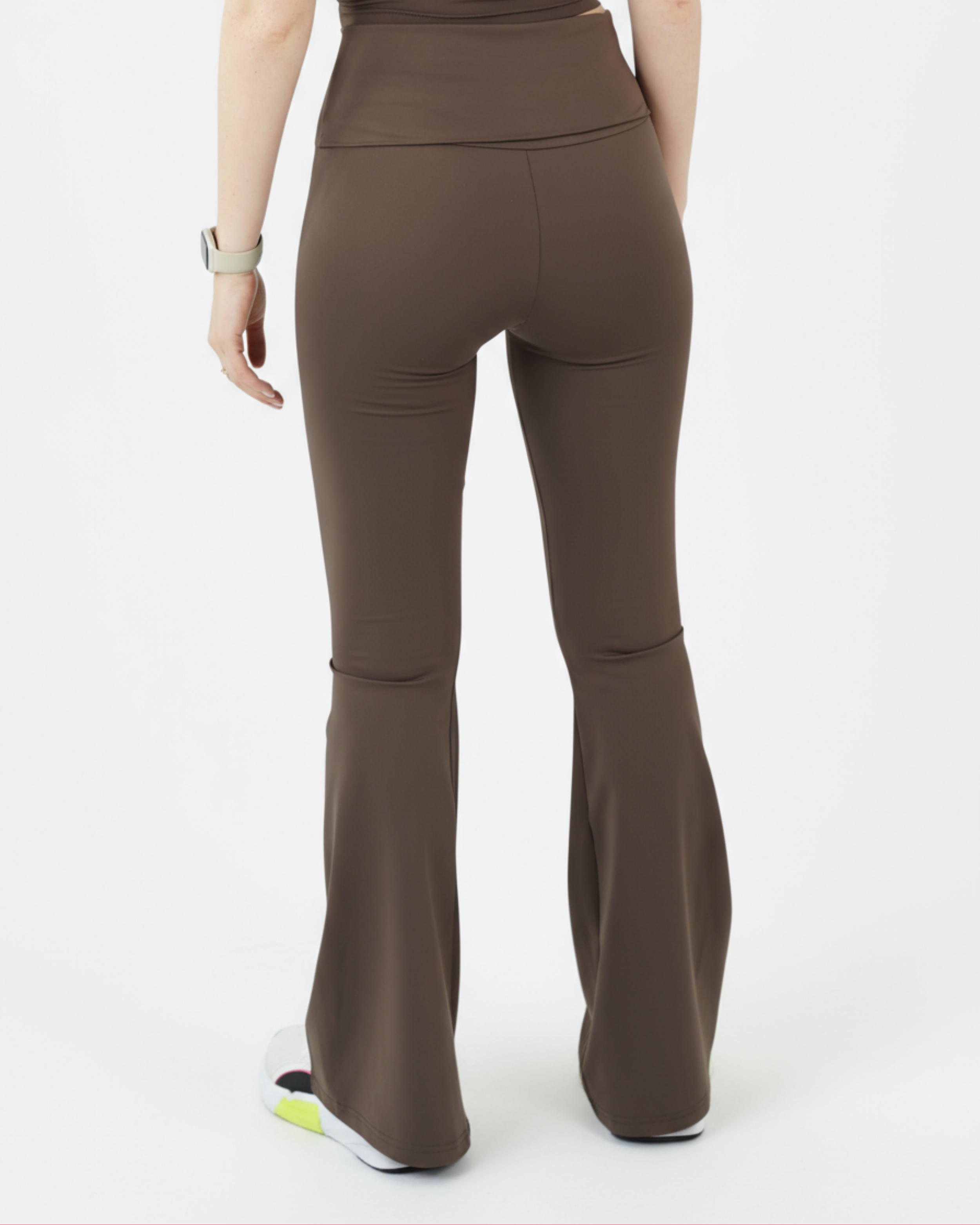 Prime Foldover Flared Leggings