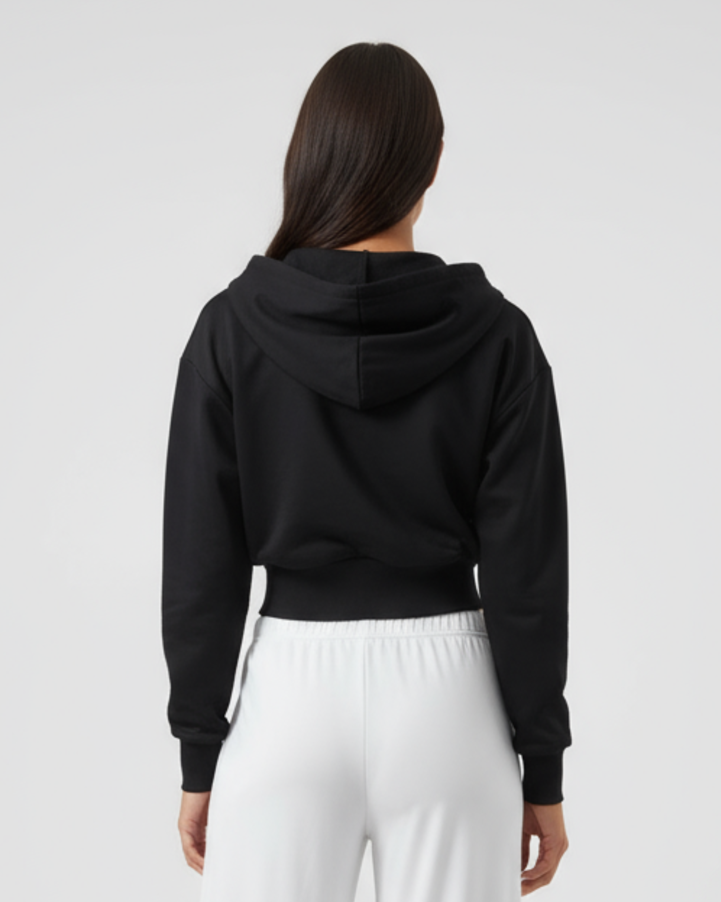 Core Cropped Zip Up