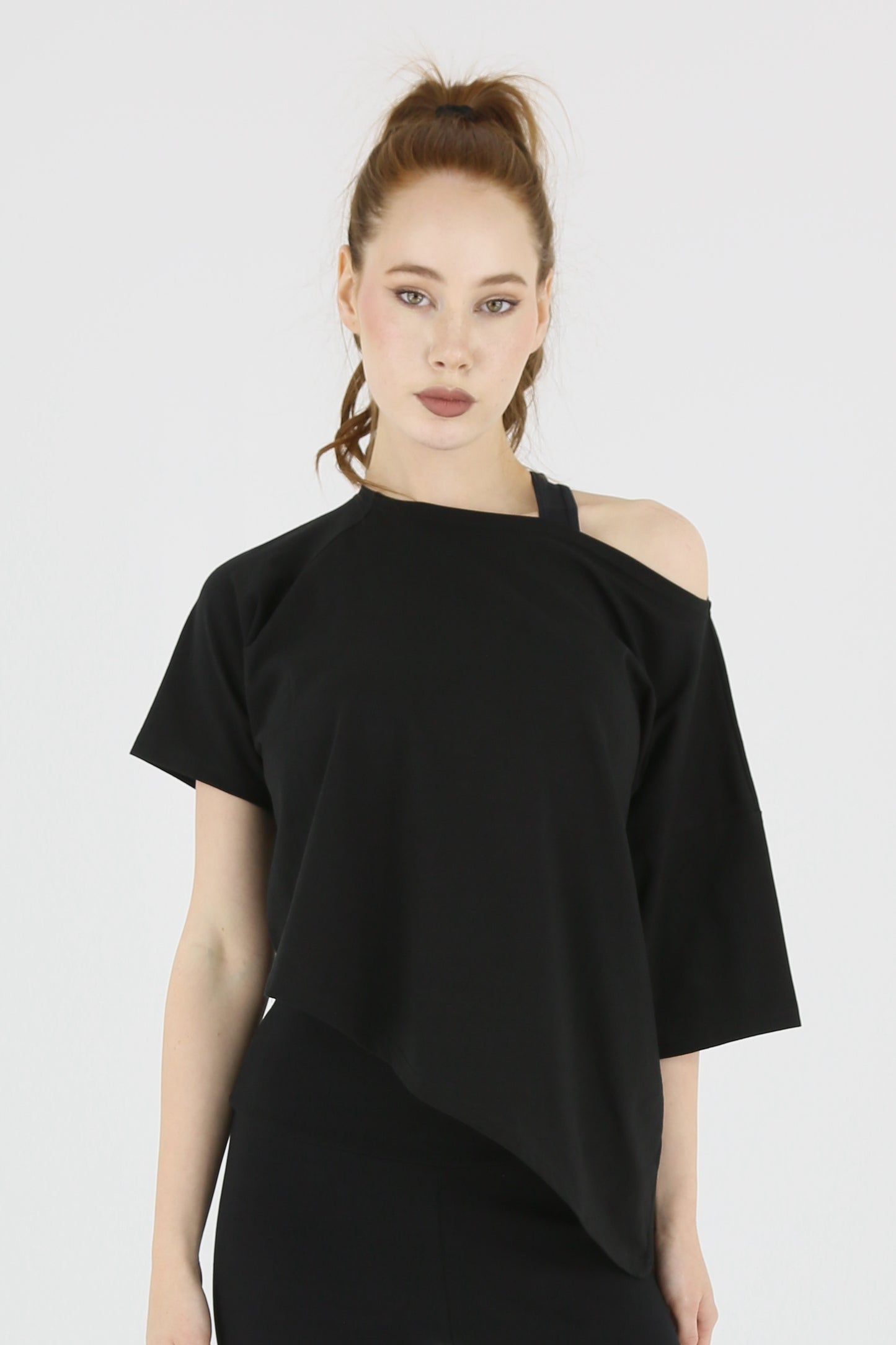 Core Asymmetrical Oversized Top