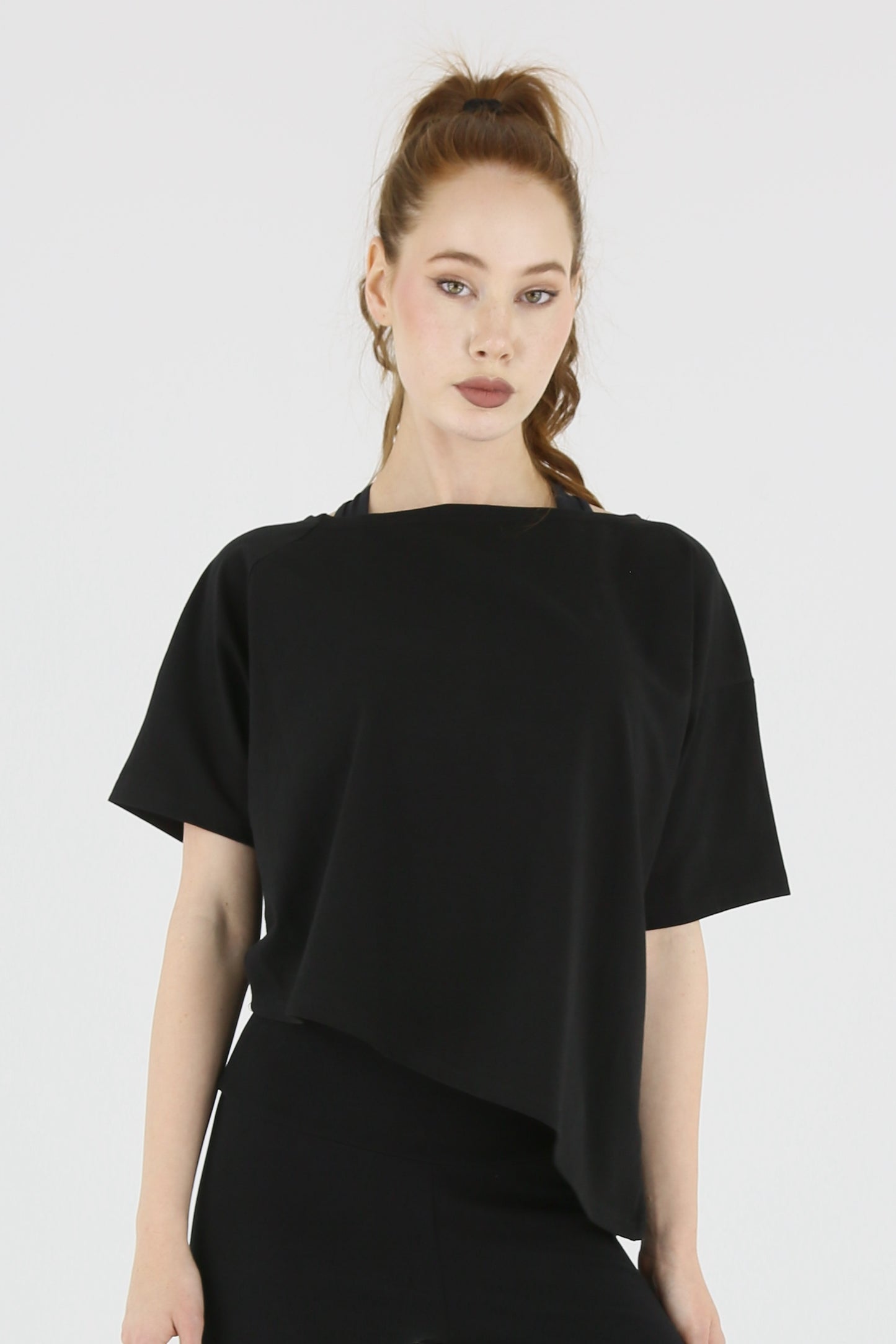 Core Asymmetrical Oversized Top