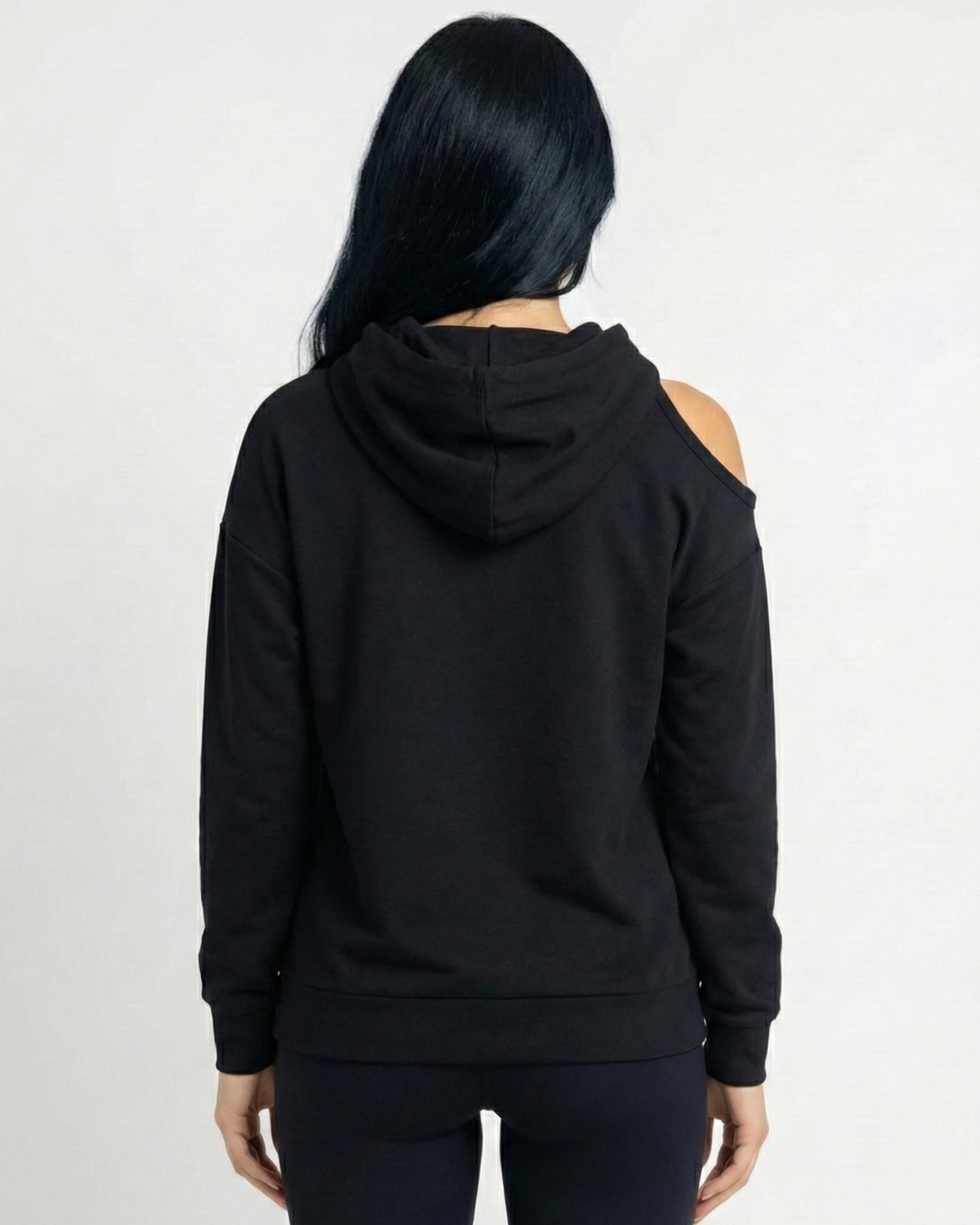 Core Open Shoulder Hoodie