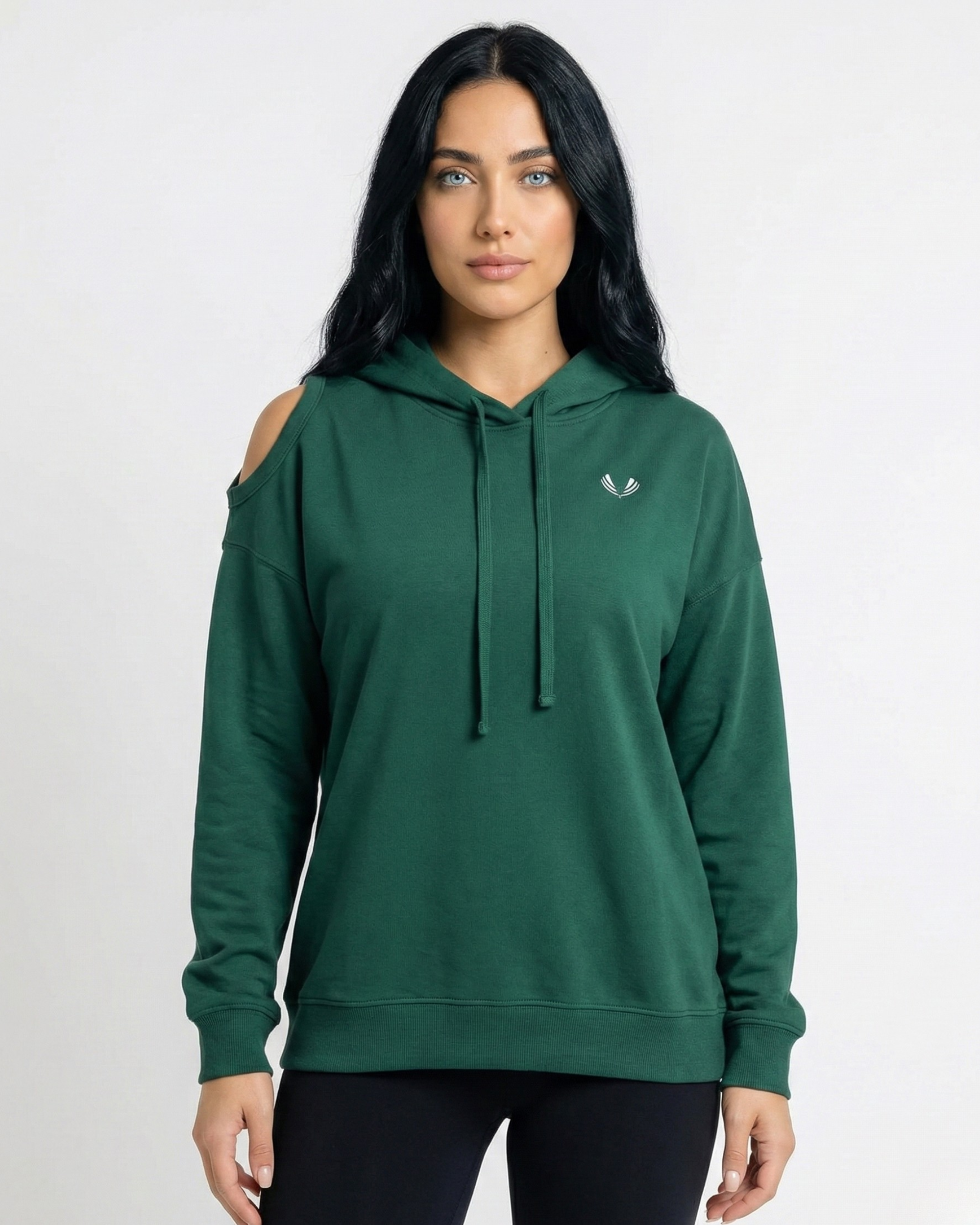 Core Open Shoulder Hoodie