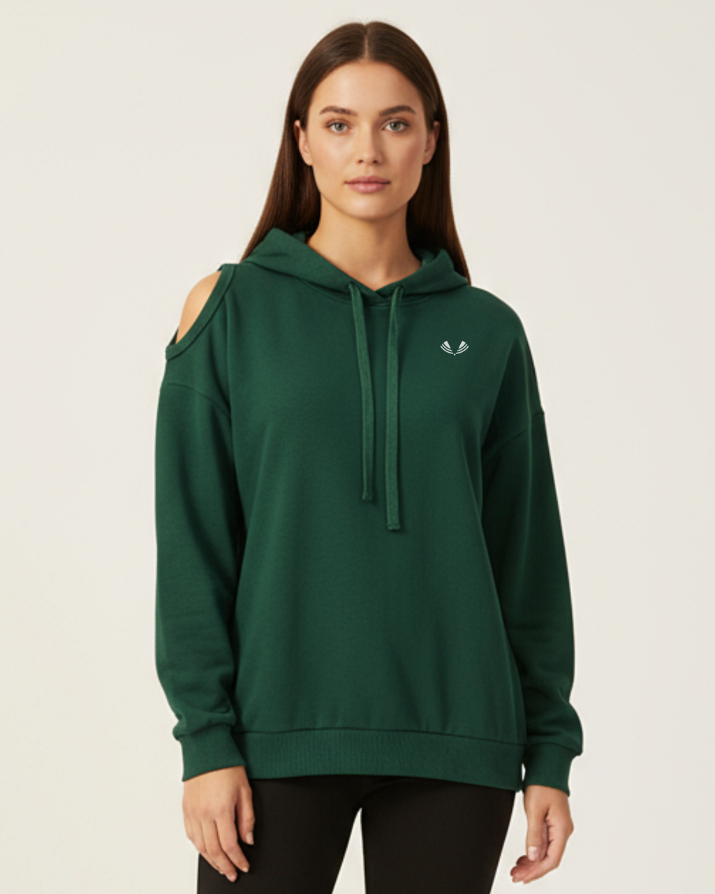 Core Open Shoulder Hoodie