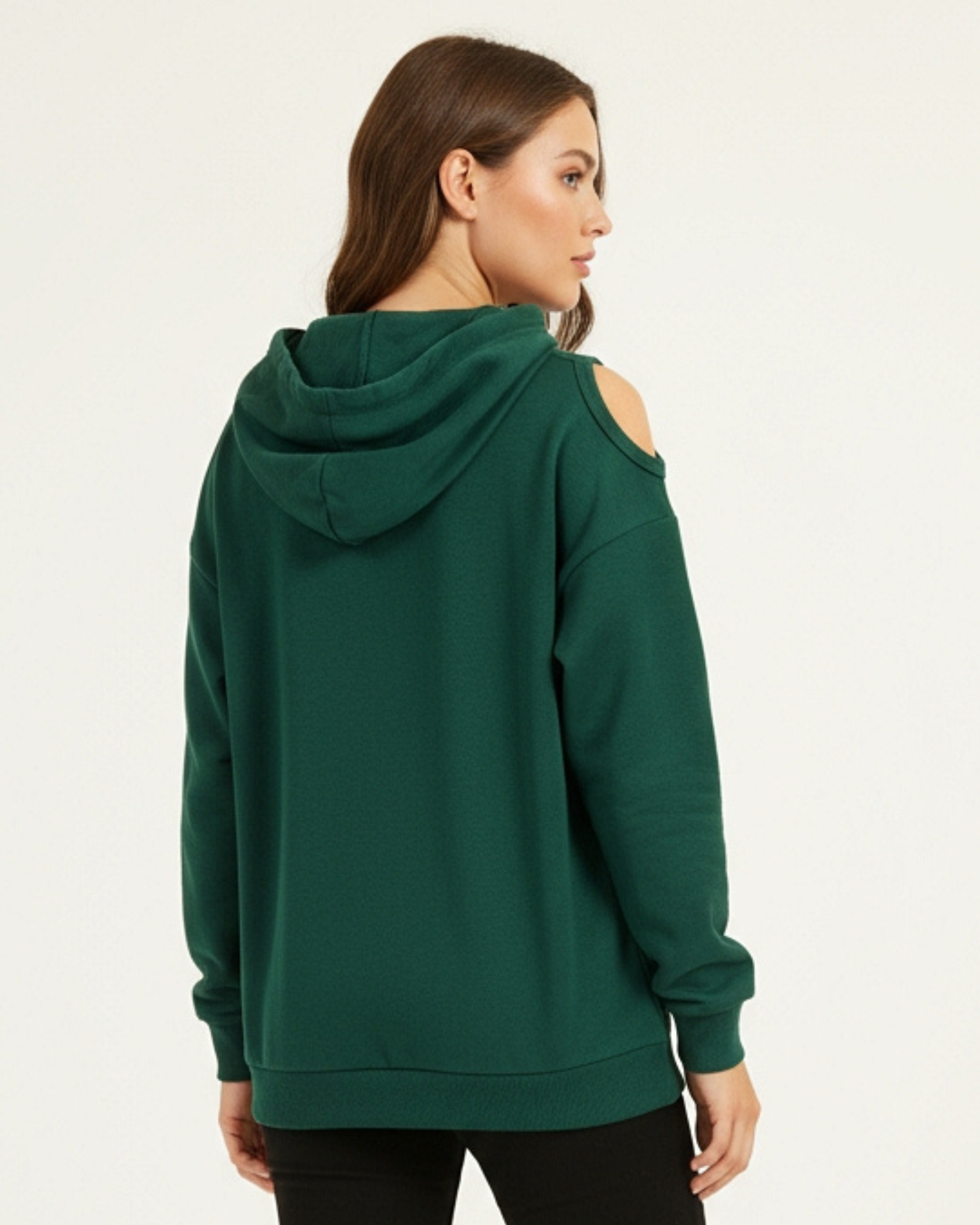 Core Open Shoulder Hoodie