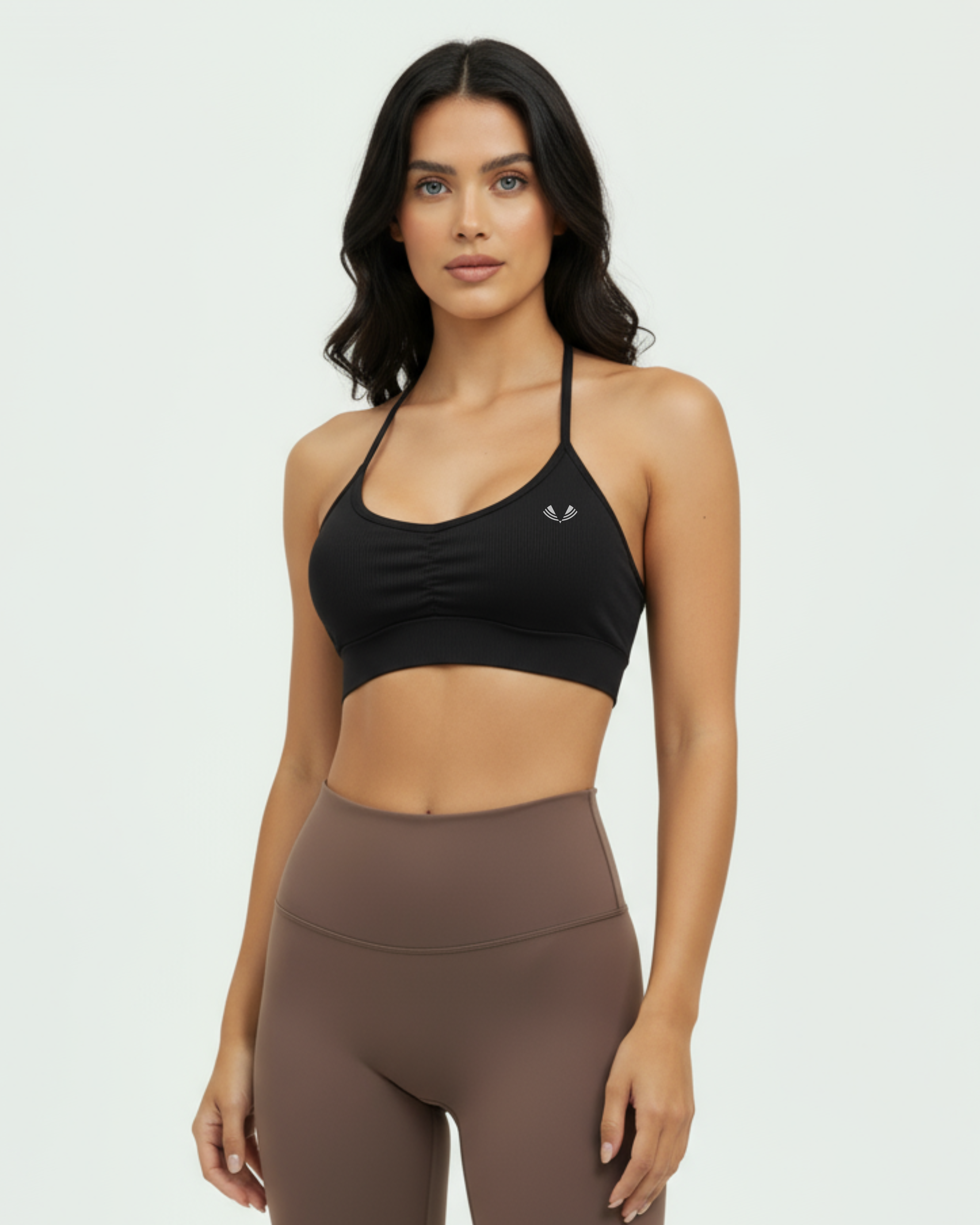 Ribbed Padded Sports Bra