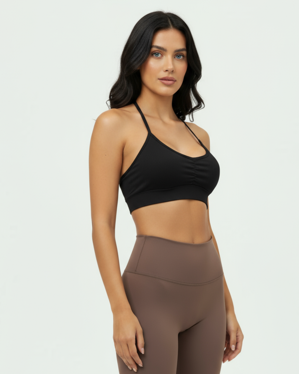 Ribbed Padded Sports Bra