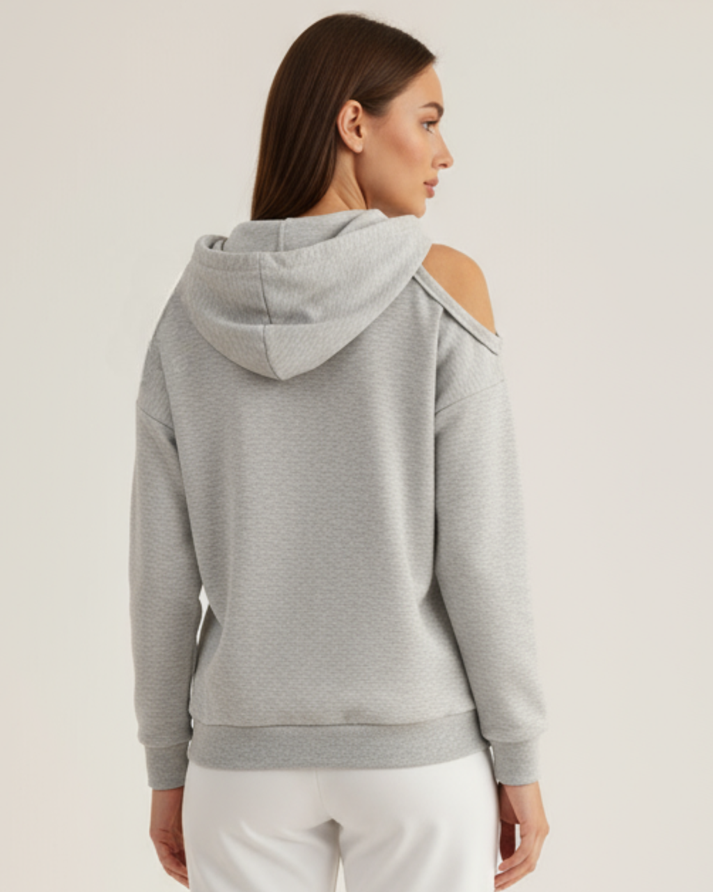 Core Open Shoulder Hoodie