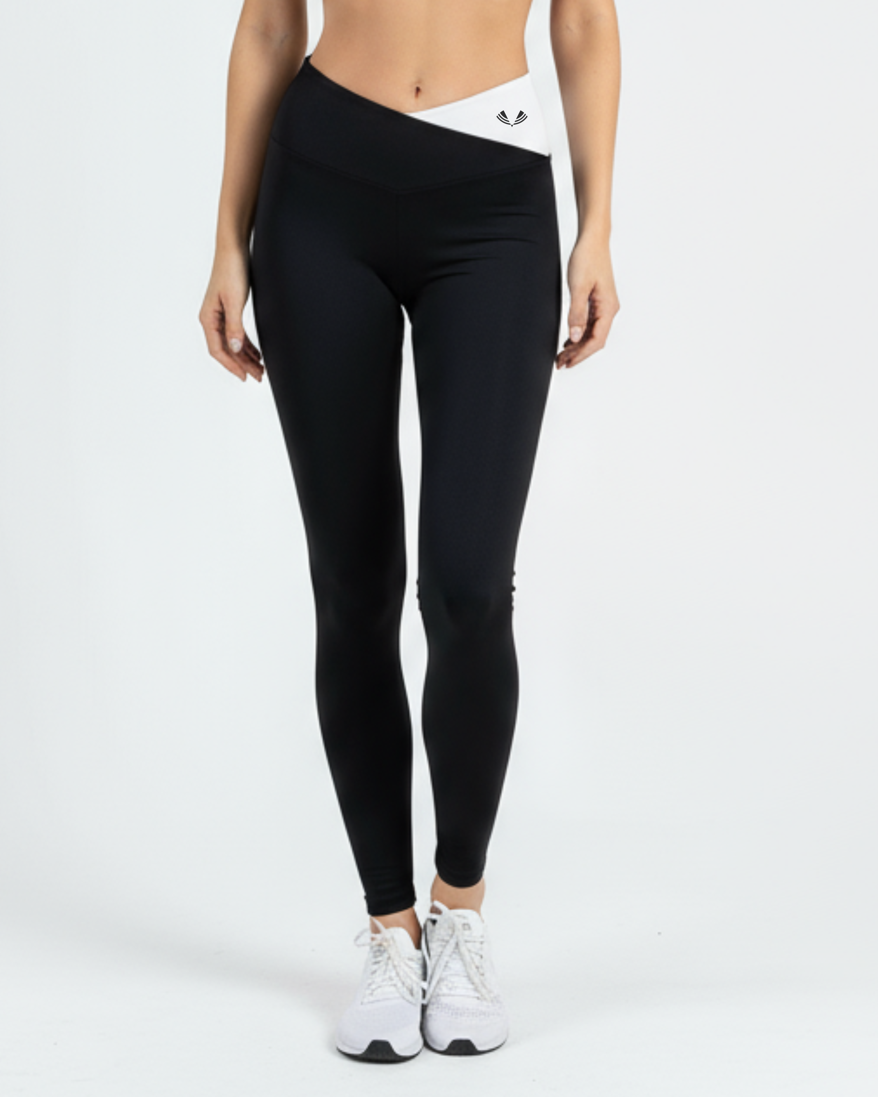 Contrast Cross Leggings
