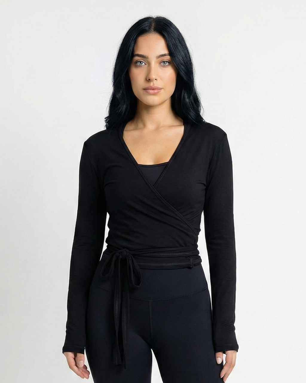 Wrap Long Sleeve Top