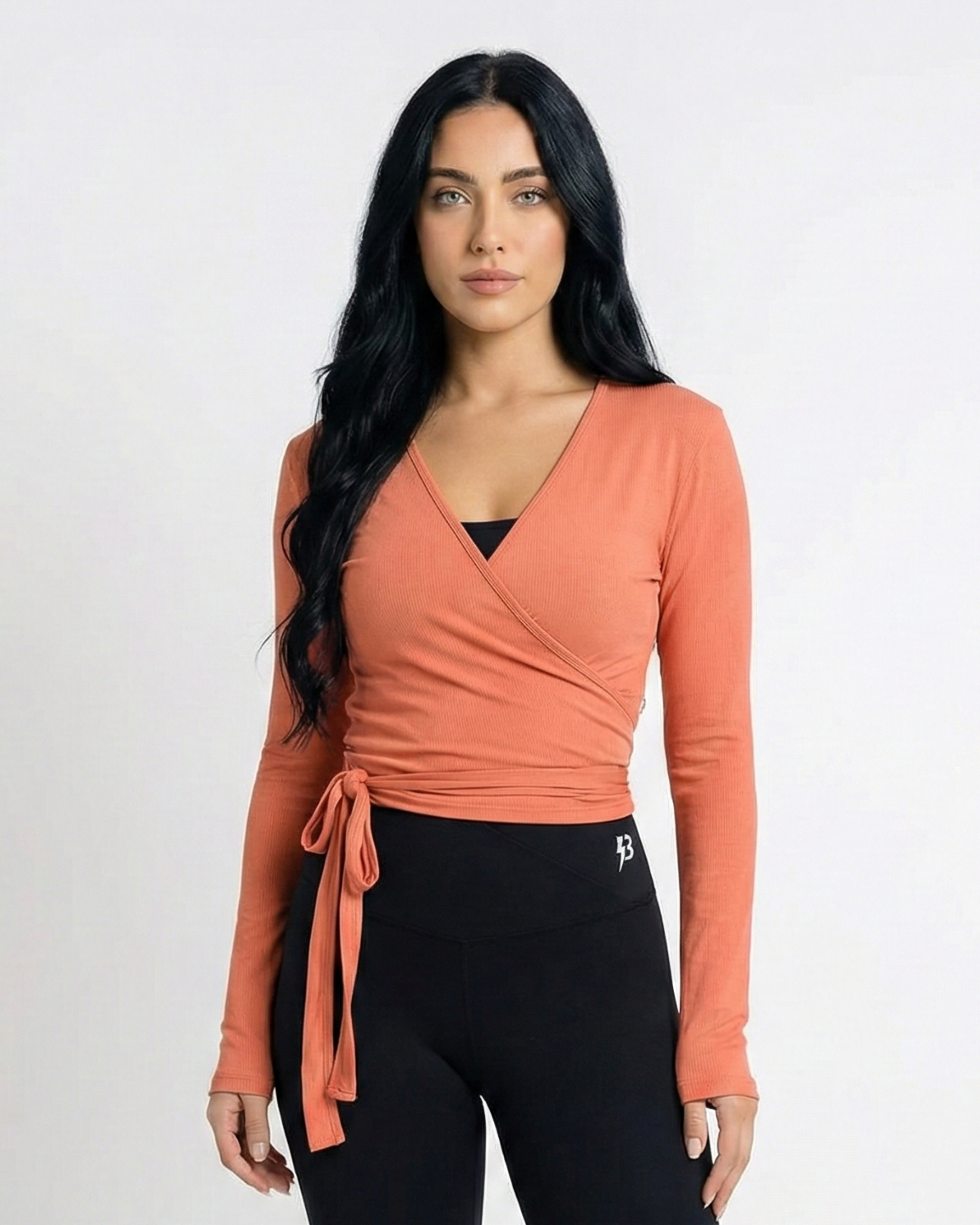 Wrap Long Sleeve Top