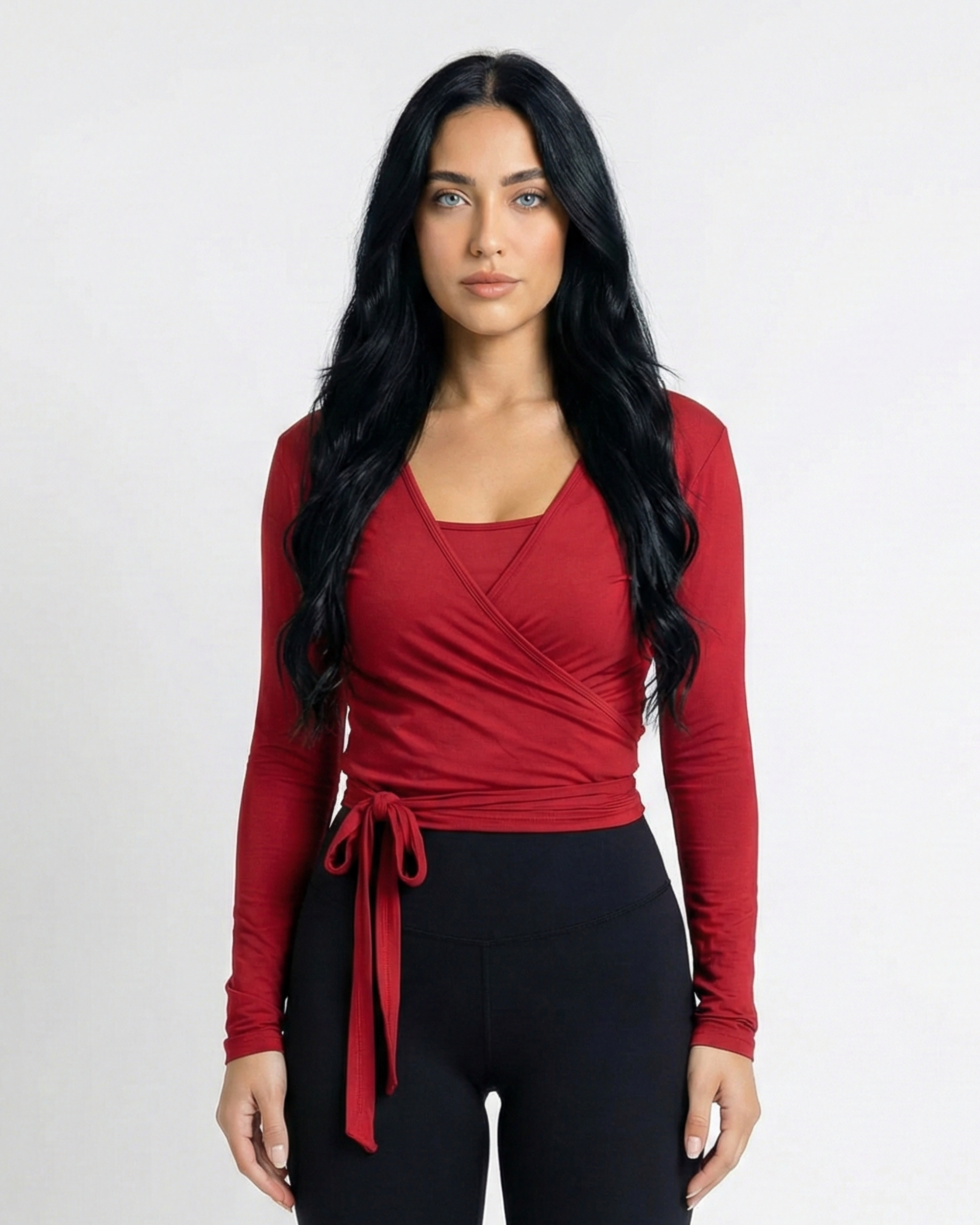 Wrap Long Sleeve Top