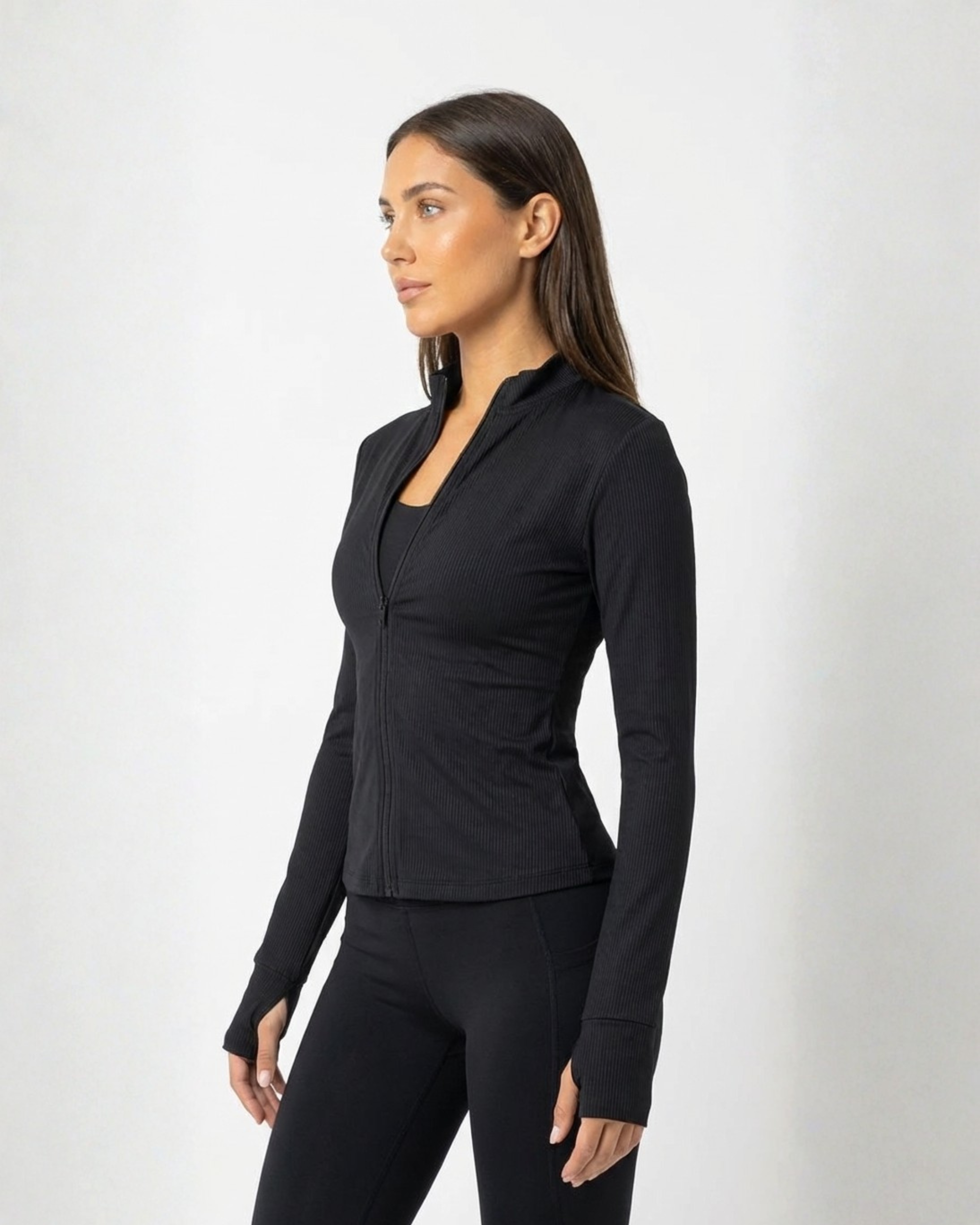 Core Ribbed Contour Jacket