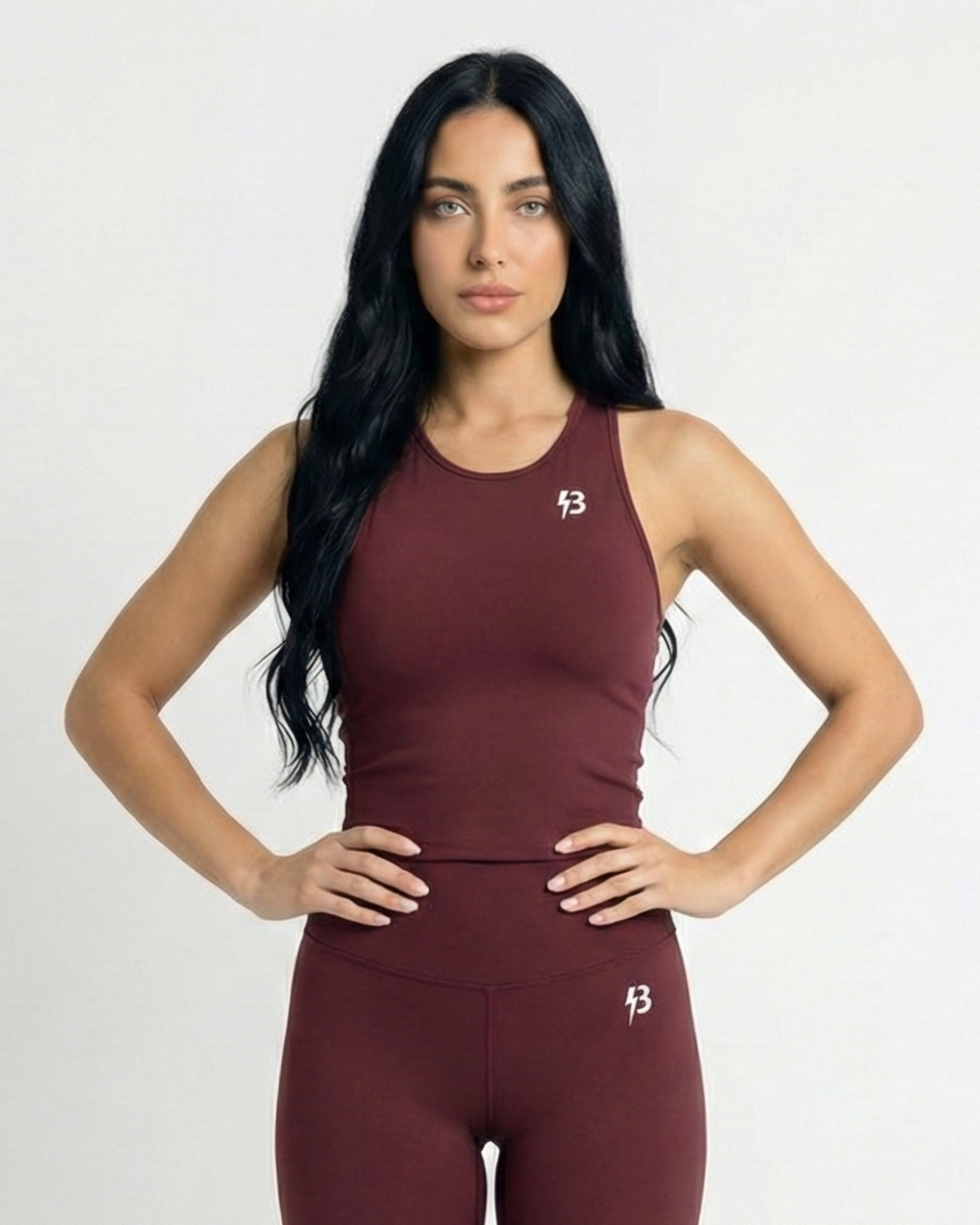 Prime Racer Back Cropped Top