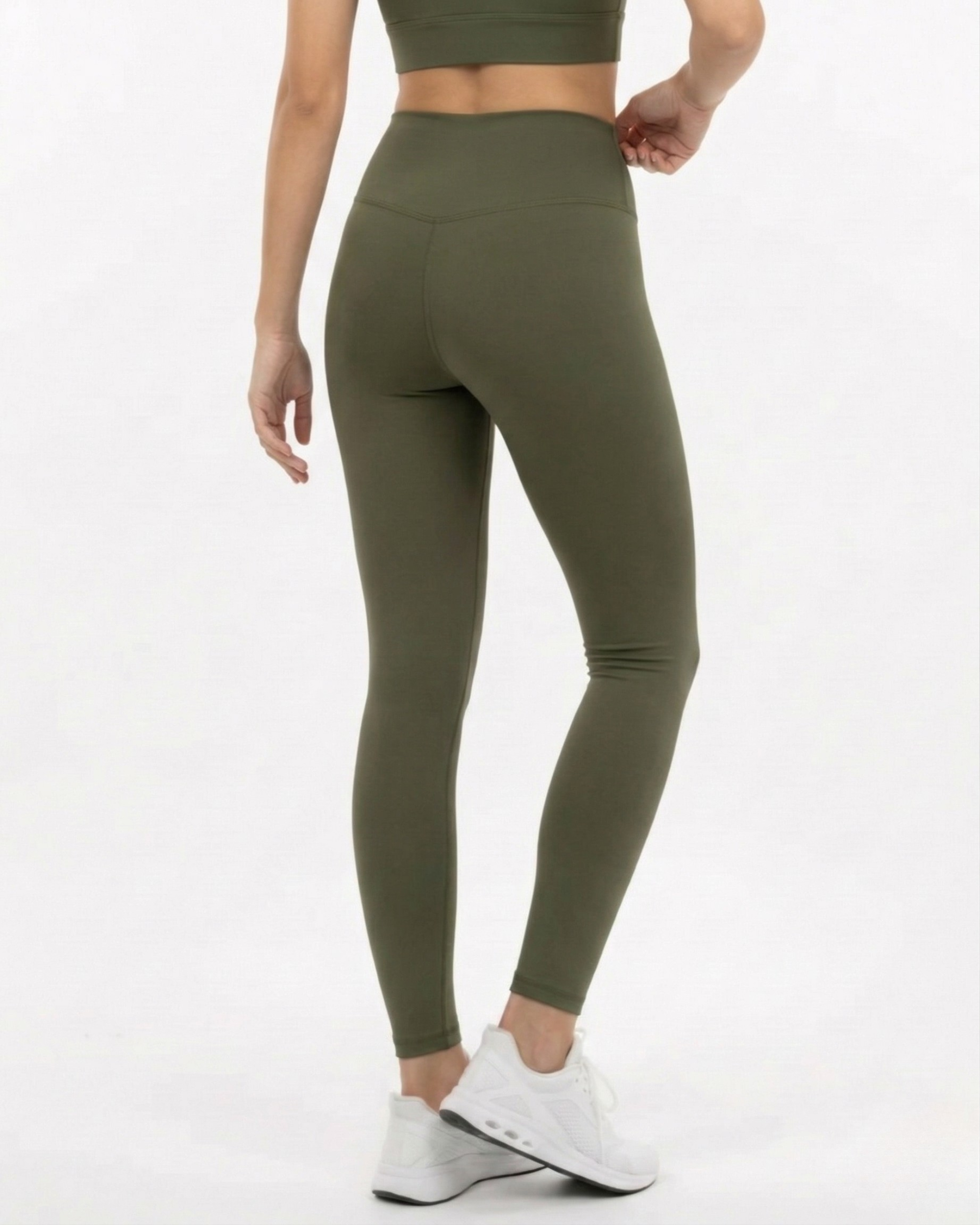 Contrast Cross Leggings