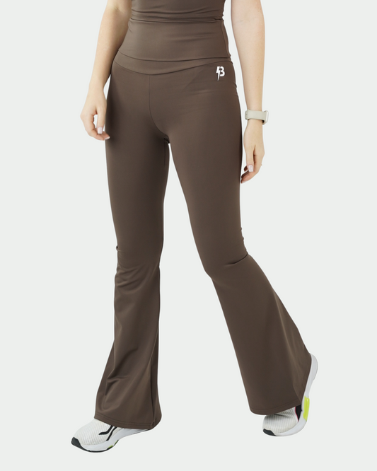 Prime Foldover Flared Leggings