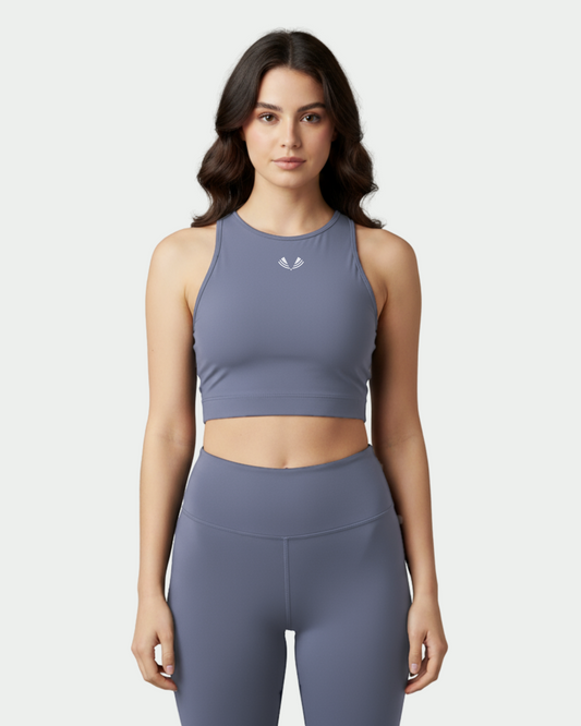 High Neck Sports Bra