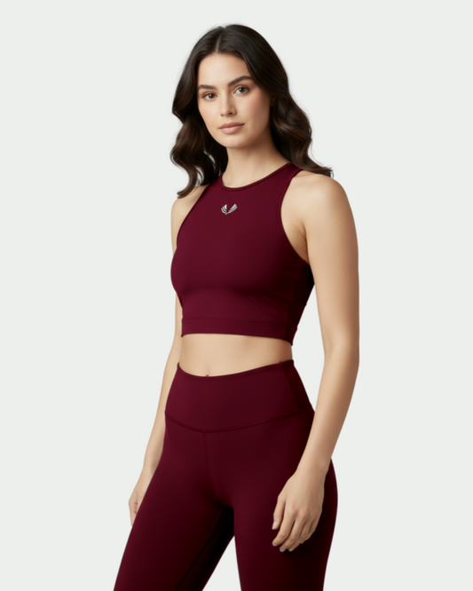 High Neck Sports Bra