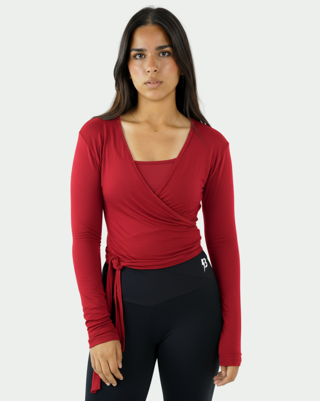 Wrap Long Sleeve Top