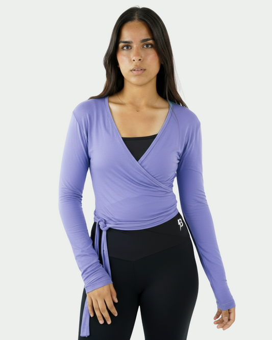 Wrap Long Sleeve Top