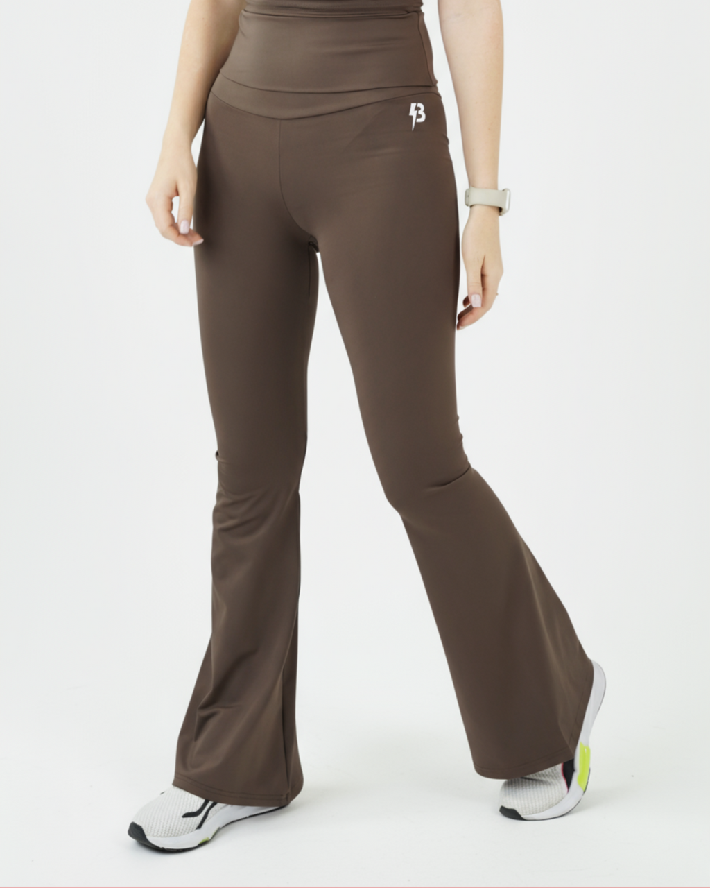 Prime Foldover Flared Leggings