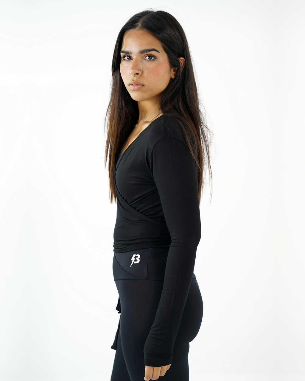 Wrap Long Sleeve Top