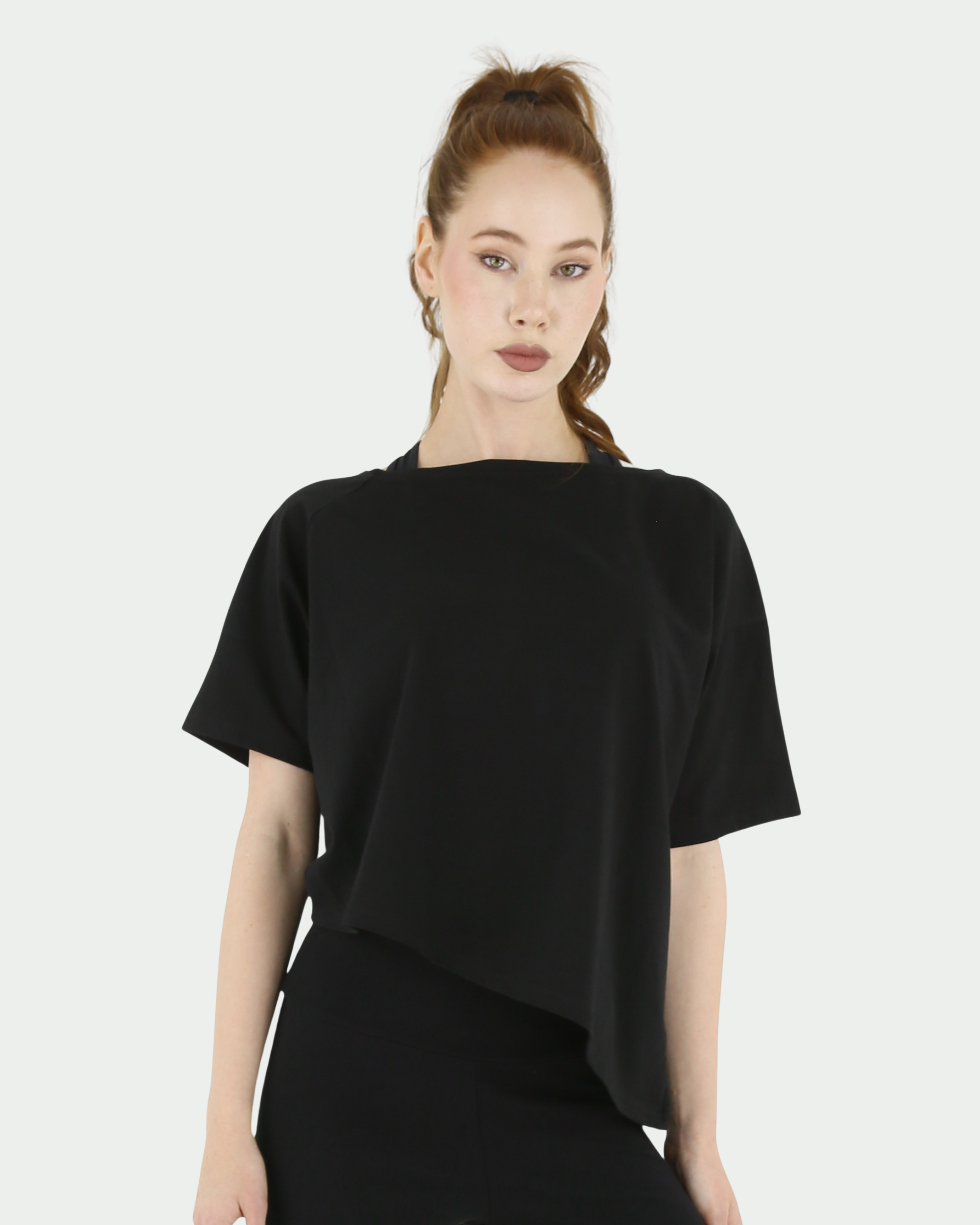 Core Asymmetrical Oversized Top