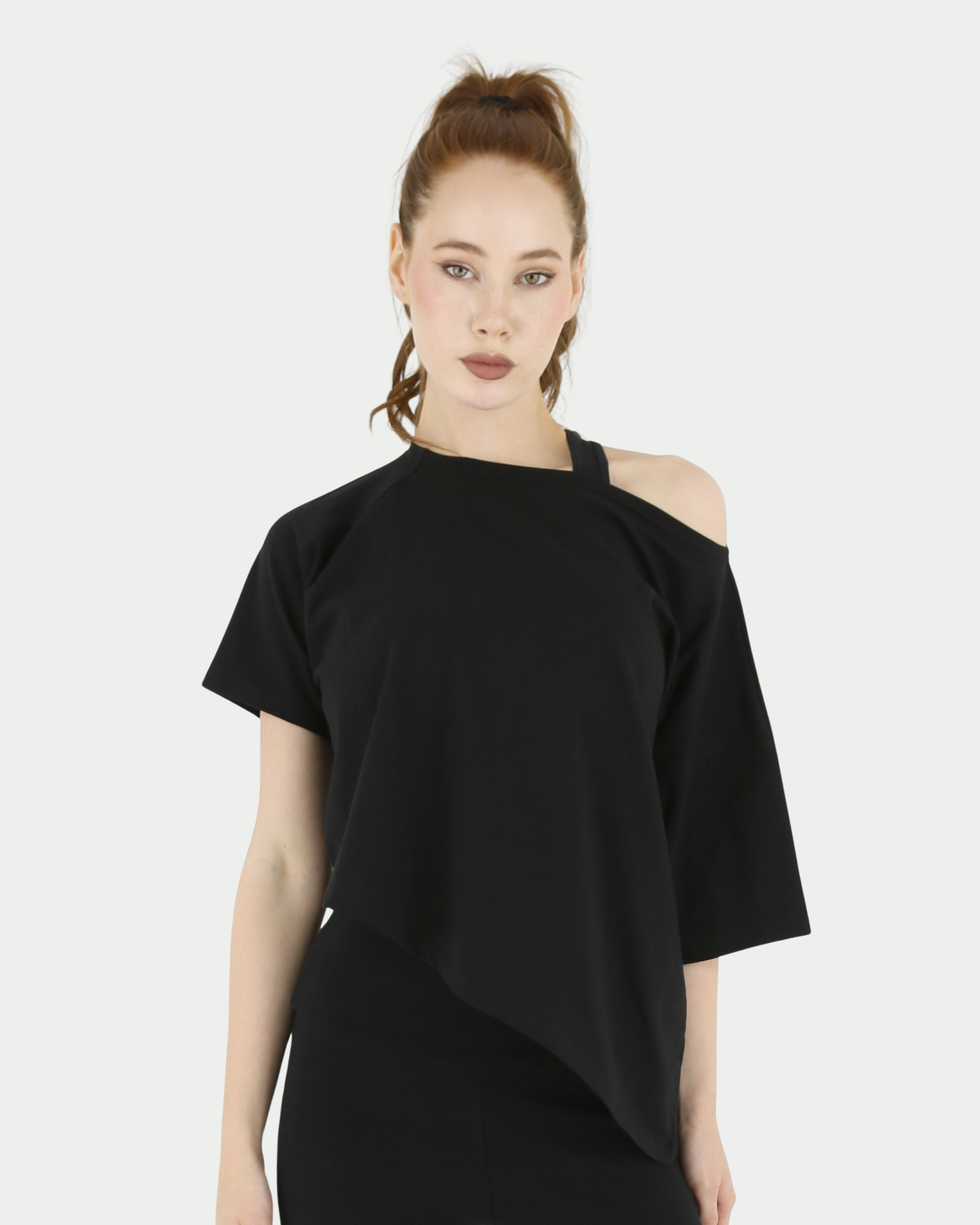 Core Asymmetrical Oversized Top