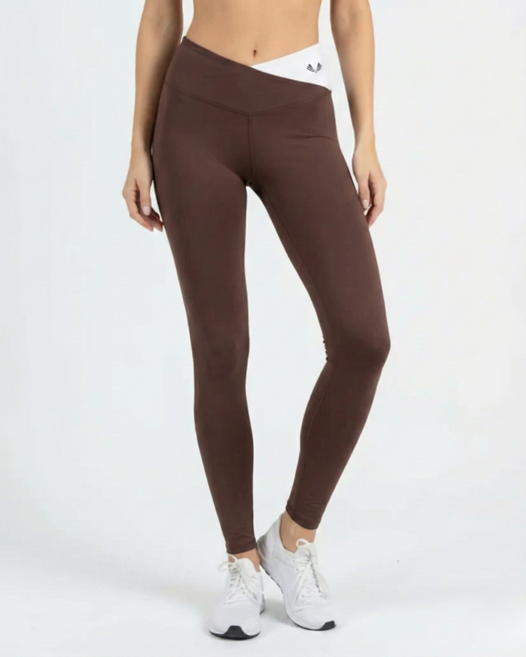 Contrast Cross Leggings