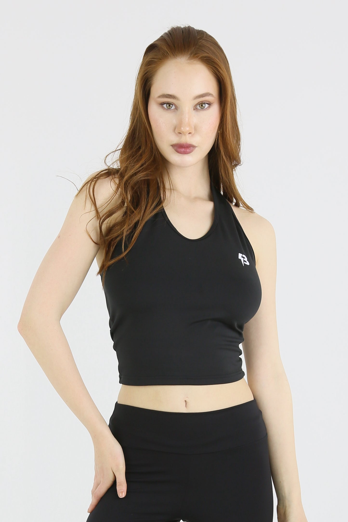 Prime Halterneck Cropped Top