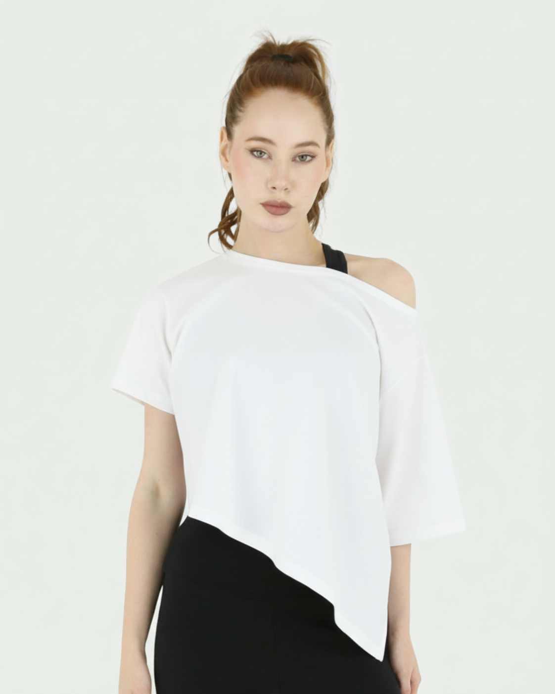 Core Asymmetrical Oversized Top