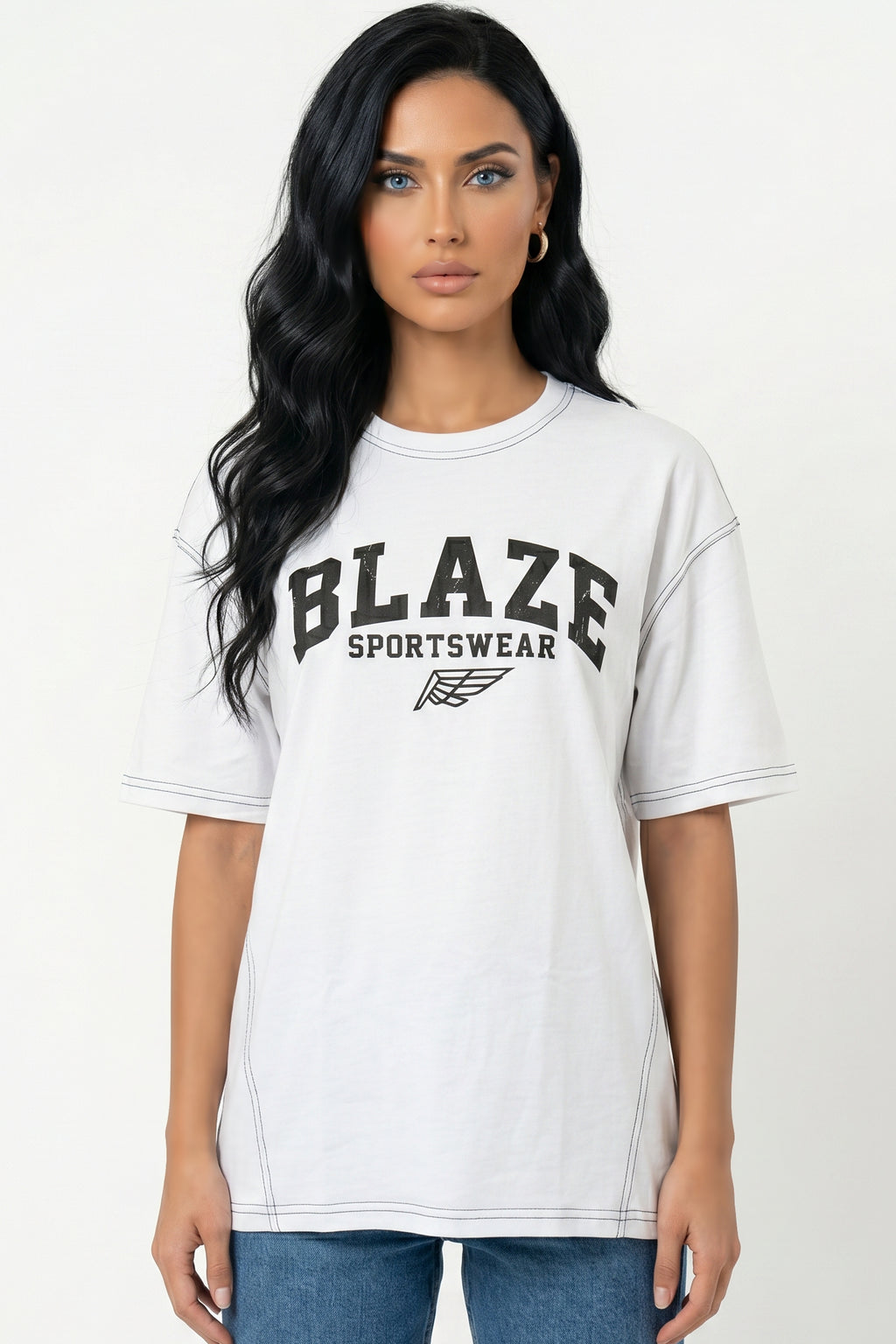 Blaze Graphic Stitch Tee
