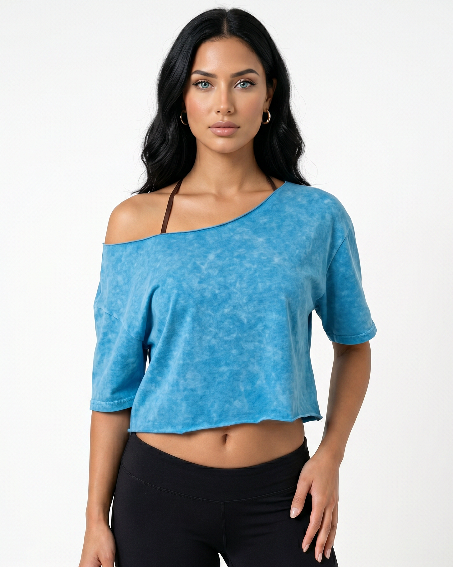 Mineral Wash Boxy Crop Tee