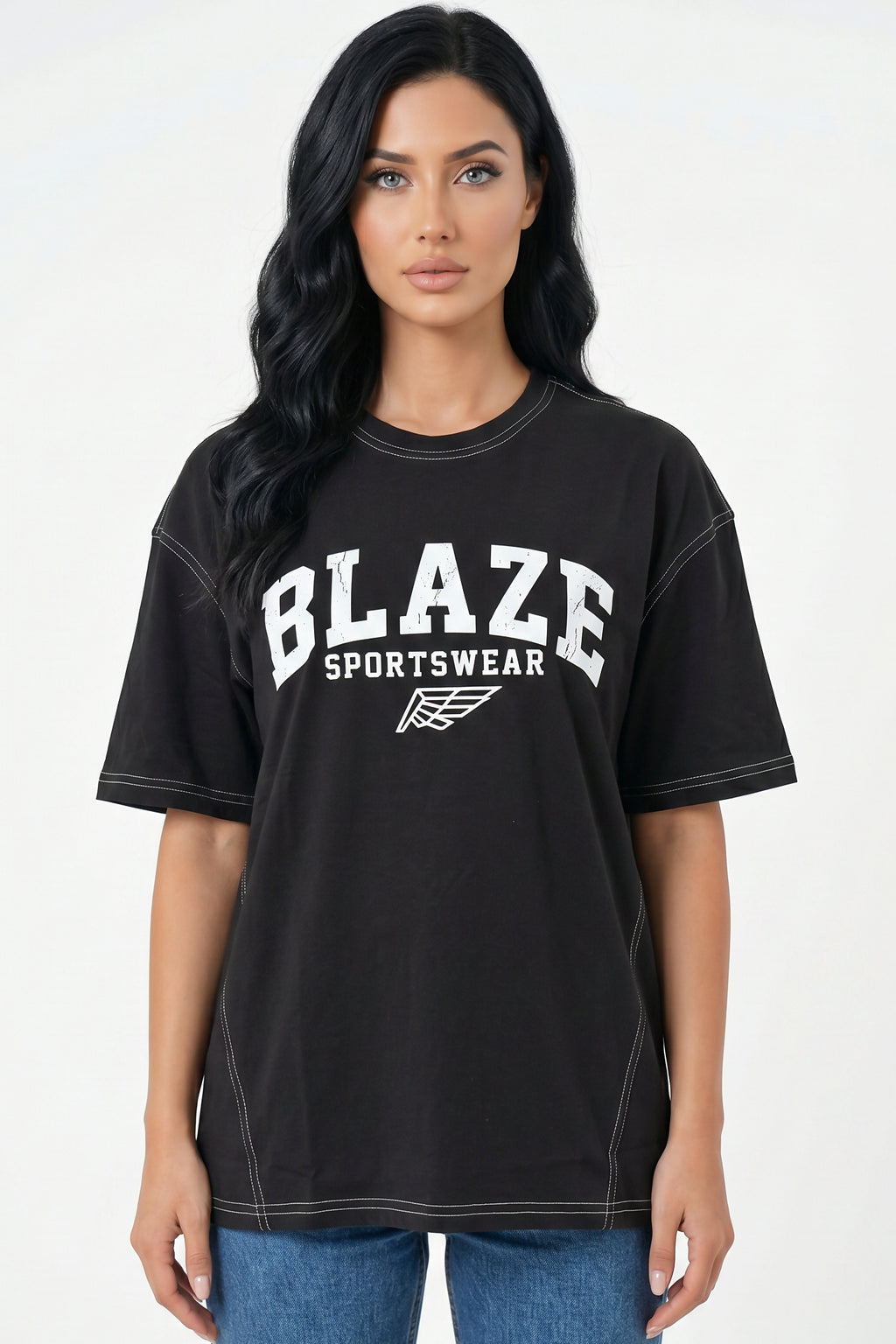 Blaze Graphic Stitch Tee